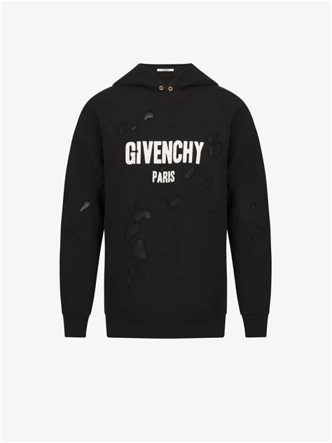 givenchy pullover herren destroyed|givenchy paris hoodie.